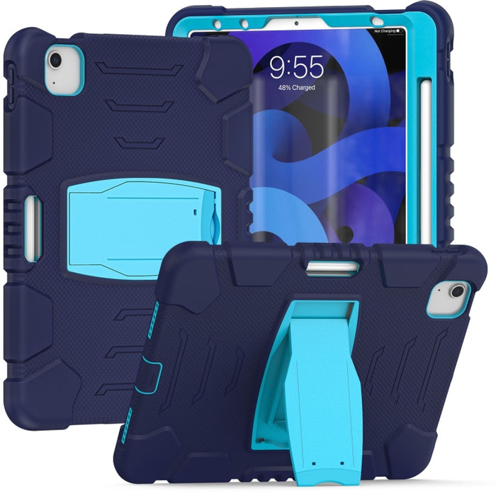 Marco de pantalla de protección de 3 capas + PC + Estuche combinado de silicona a prueba de golpes con soporte, For iPad Pro 11 2022 / 2021 / 2020 / 2018, For iPad Air 4 10.9 inch 2020