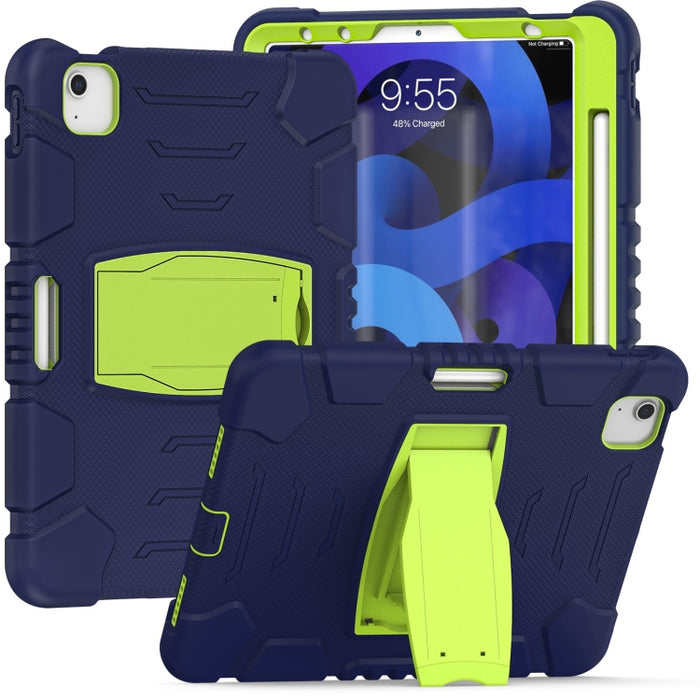 Marco de pantalla de protección de 3 capas + PC + Estuche combinado de silicona a prueba de golpes con soporte, For iPad Pro 11 2022 / 2021 / 2020 / 2018, For iPad Air 4 10.9 inch 2020