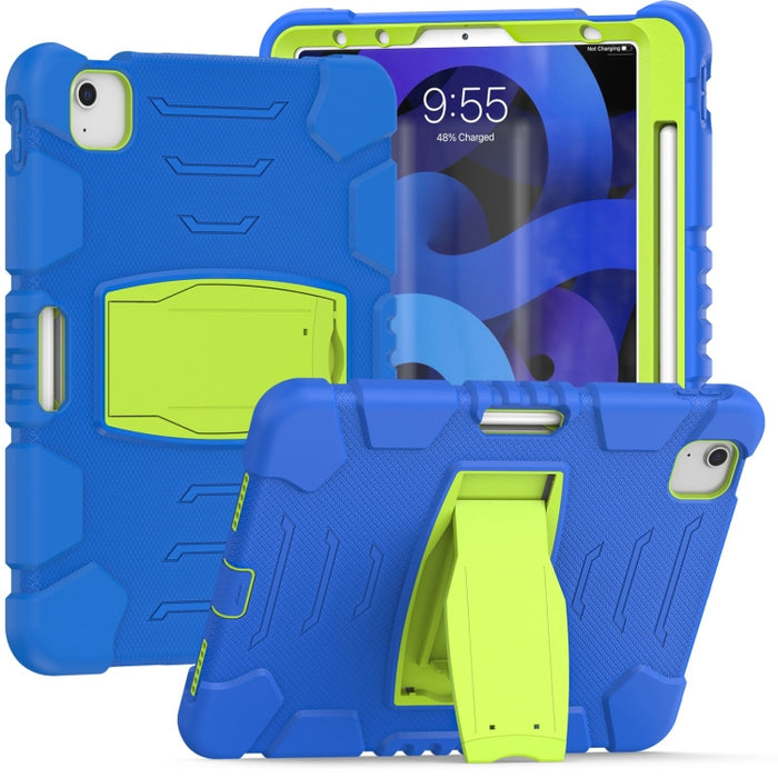 Marco de pantalla de protección de 3 capas + PC + Estuche combinado de silicona a prueba de golpes con soporte, For iPad Pro 11 2022 / 2021 / 2020 / 2018, For iPad Air 4 10.9 inch 2020
