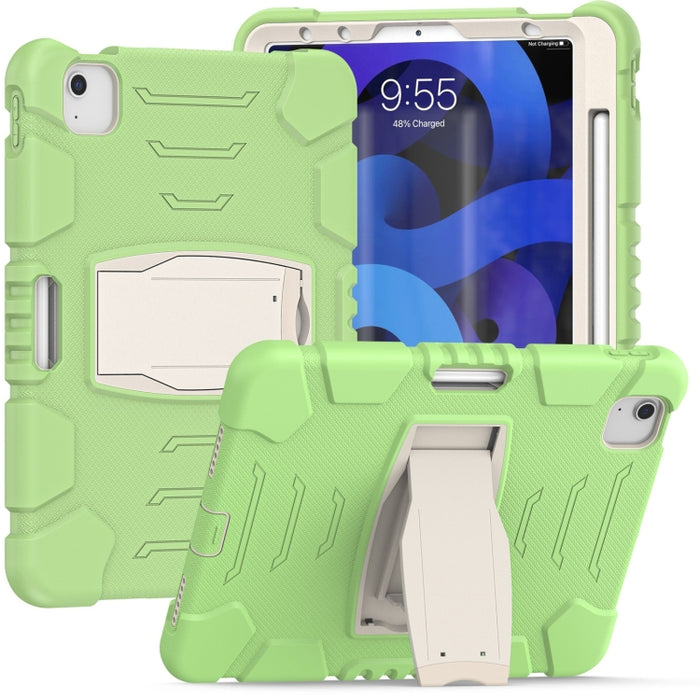 Marco de pantalla de protección de 3 capas + PC + Estuche combinado de silicona a prueba de golpes con soporte, For iPad Pro 11 2022 / 2021 / 2020 / 2018, For iPad Air 4 10.9 inch 2020