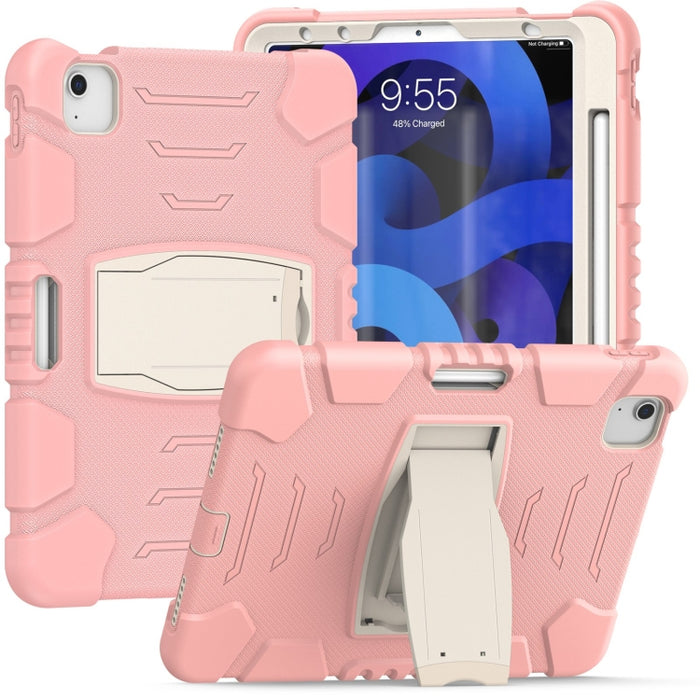 Marco de pantalla de protección de 3 capas + PC + Estuche combinado de silicona a prueba de golpes con soporte, For iPad Pro 11 2022 / 2021 / 2020 / 2018, For iPad Air 4 10.9 inch 2020