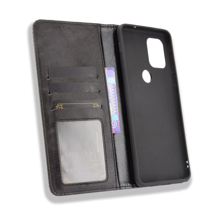 Hebilla magnética Retro Crazy Horse Texture Funda de cuero con tapa horizontal con soporte y ranuras para tarjetas y marco de fotos, For Motorola Moto G Stylus 5G 2021, For OPPO Reno6 5G, For OPPO Reno6 Pro 5G, For OPPO Reno6 Pro+ 5G                   ...