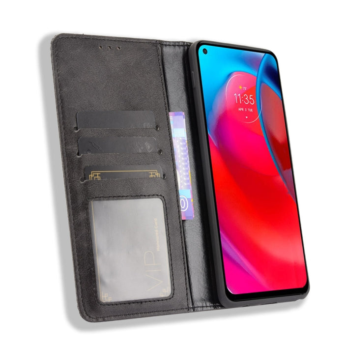 Hebilla magnética Retro Crazy Horse Texture Funda de cuero con tapa horizontal con soporte y ranuras para tarjetas y marco de fotos, For Motorola Moto G Stylus 5G 2021, For OPPO Reno6 5G, For OPPO Reno6 Pro 5G, For OPPO Reno6 Pro+ 5G                   ...