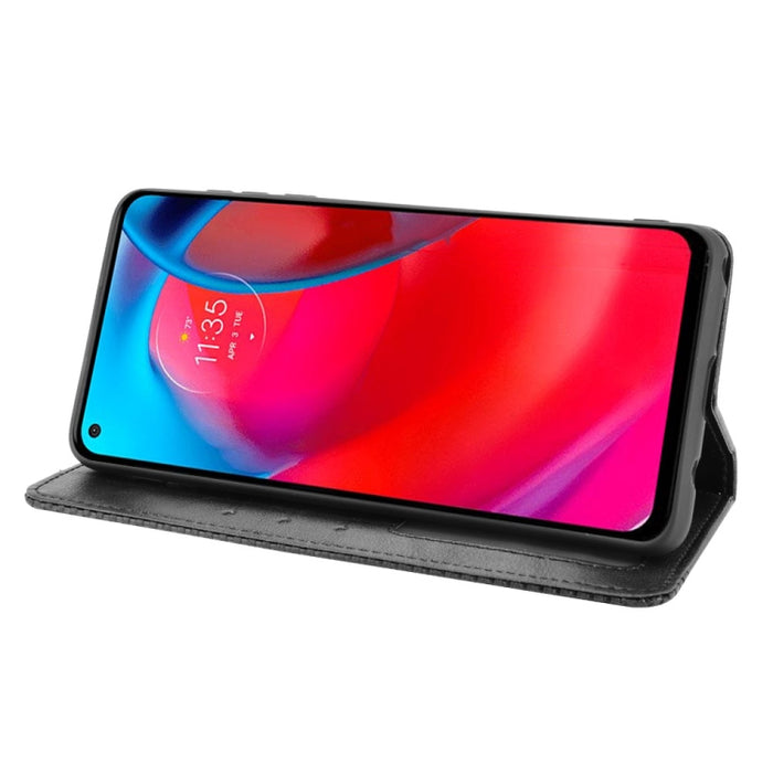 Hebilla magnética Retro Crazy Horse Texture Funda de cuero con tapa horizontal con soporte y ranuras para tarjetas y marco de fotos, For Motorola Moto G Stylus 5G 2021, For OPPO Reno6 5G, For OPPO Reno6 Pro 5G, For OPPO Reno6 Pro+ 5G                   ...
