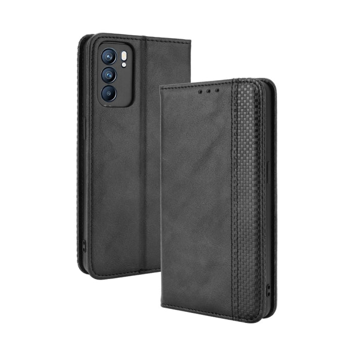 Hebilla magnética Retro Crazy Horse Texture Funda de cuero con tapa horizontal con soporte y ranuras para tarjetas y marco de fotos, For Motorola Moto G Stylus 5G 2021, For OPPO Reno6 5G, For OPPO Reno6 Pro 5G, For OPPO Reno6 Pro+ 5G                   ...