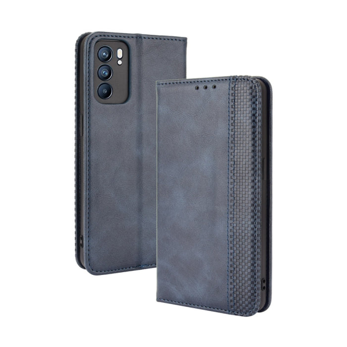Hebilla magnética Retro Crazy Horse Texture Funda de cuero con tapa horizontal con soporte y ranuras para tarjetas y marco de fotos, For Motorola Moto G Stylus 5G 2021, For OPPO Reno6 5G, For OPPO Reno6 Pro 5G, For OPPO Reno6 Pro+ 5G                   ...
