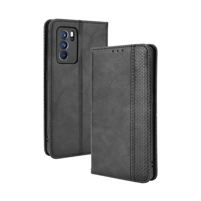 Hebilla magnética Retro Crazy Horse Texture Funda de cuero con tapa horizontal con soporte y ranuras para tarjetas y marco de fotos, For Motorola Moto G Stylus 5G 2021, For OPPO Reno6 5G, For OPPO Reno6 Pro 5G, For OPPO Reno6 Pro+ 5G                   ...