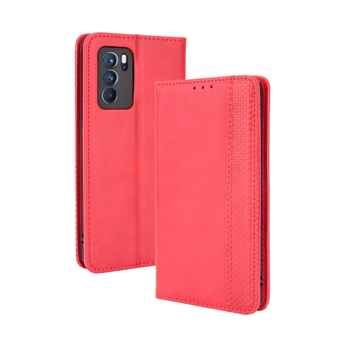 Hebilla magnética Retro Crazy Horse Texture Funda de cuero con tapa horizontal con soporte y ranuras para tarjetas y marco de fotos, For Motorola Moto G Stylus 5G 2021, For OPPO Reno6 5G, For OPPO Reno6 Pro 5G, For OPPO Reno6 Pro+ 5G                   ...