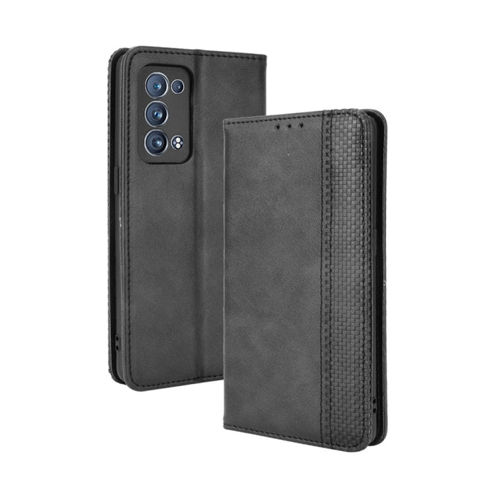 Hebilla magnética Retro Crazy Horse Texture Funda de cuero con tapa horizontal con soporte y ranuras para tarjetas y marco de fotos, For Motorola Moto G Stylus 5G 2021, For OPPO Reno6 5G, For OPPO Reno6 Pro 5G, For OPPO Reno6 Pro+ 5G                   ...