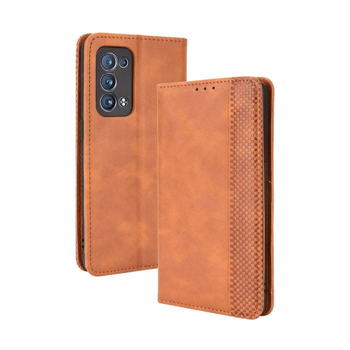 Hebilla magnética Retro Crazy Horse Texture Funda de cuero con tapa horizontal con soporte y ranuras para tarjetas y marco de fotos, For Motorola Moto G Stylus 5G 2021, For OPPO Reno6 5G, For OPPO Reno6 Pro 5G, For OPPO Reno6 Pro+ 5G                   ...