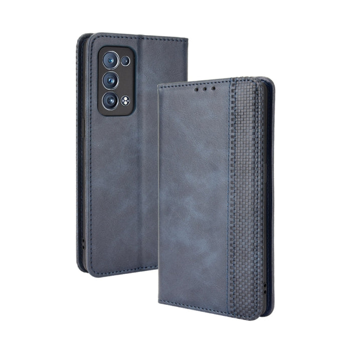 Hebilla magnética Retro Crazy Horse Texture Funda de cuero con tapa horizontal con soporte y ranuras para tarjetas y marco de fotos, For Motorola Moto G Stylus 5G 2021, For OPPO Reno6 5G, For OPPO Reno6 Pro 5G, For OPPO Reno6 Pro+ 5G                   ...