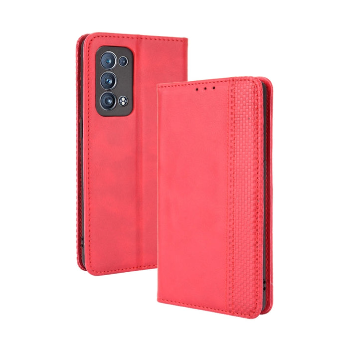 Hebilla magnética Retro Crazy Horse Texture Funda de cuero con tapa horizontal con soporte y ranuras para tarjetas y marco de fotos, For Motorola Moto G Stylus 5G 2021, For OPPO Reno6 5G, For OPPO Reno6 Pro 5G, For OPPO Reno6 Pro+ 5G                   ...