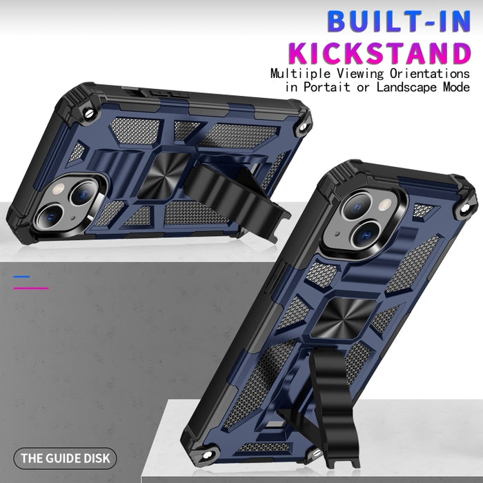 Estuche protector magnético Armor a prueba de golpes TPU + PC con soporte