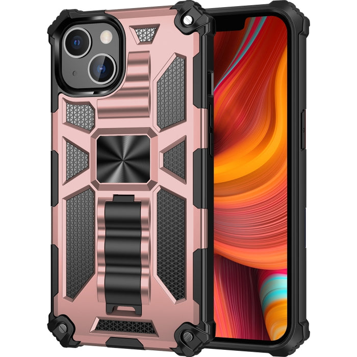 Estuche protector magnético Armor a prueba de golpes TPU + PC con soporte