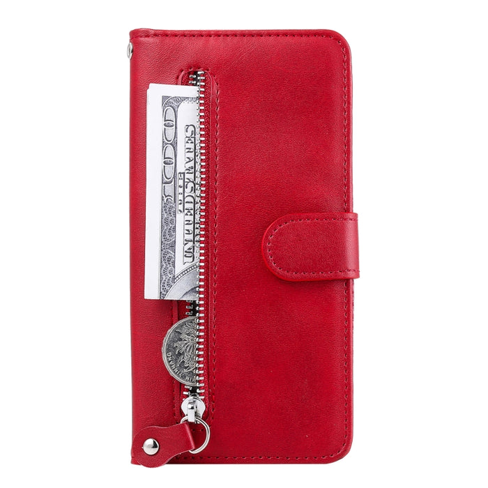Estuche de cuero con tapa horizontal y cremallera con textura de becerro a la moda con soporte, ranuras para tarjetas y billetera, For Xiaomi Redmi K40, For Xiaomi Redmi K40 Pro, For Xiaomi Redmi Note 10 5G / Poco M3 Pro 5G, For Xiaomi Mi 11 Ultra