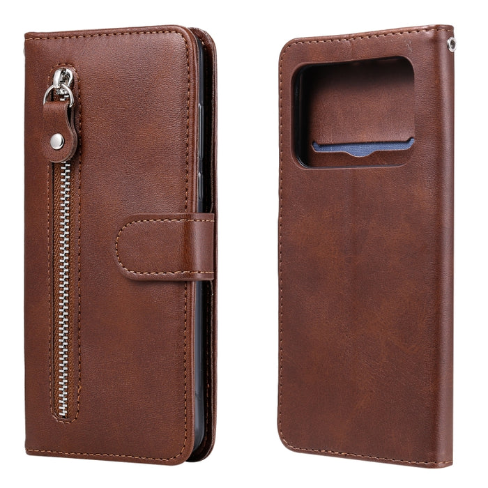 Estuche de cuero con tapa horizontal y cremallera con textura de becerro a la moda con soporte, ranuras para tarjetas y billetera, For Xiaomi Redmi K40, For Xiaomi Redmi K40 Pro, For Xiaomi Redmi Note 10 5G / Poco M3 Pro 5G, For Xiaomi Mi 11 Ultra