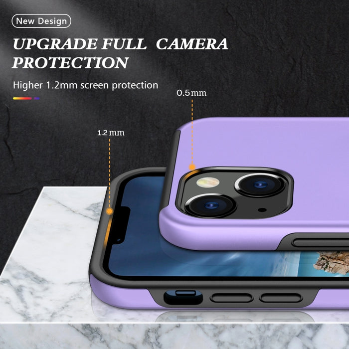 Funda protectora magnética a prueba de golpes PC + TPU con soporte de anillo invisible