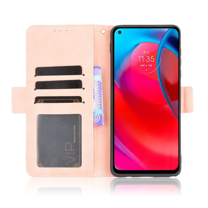 Estuche de cuero con tapa horizontal con patrón de piel de becerro con soporte y ranuras para tarjetas y marco de fotos, For Motorola Moto G Stylus 5G 2021, For OPPO Reno6 5G, For OPPO Reno6 Pro 5G, For OPPO Reno6 Pro+ 5G, For vivo V21e 4G / Y73 2021  ...