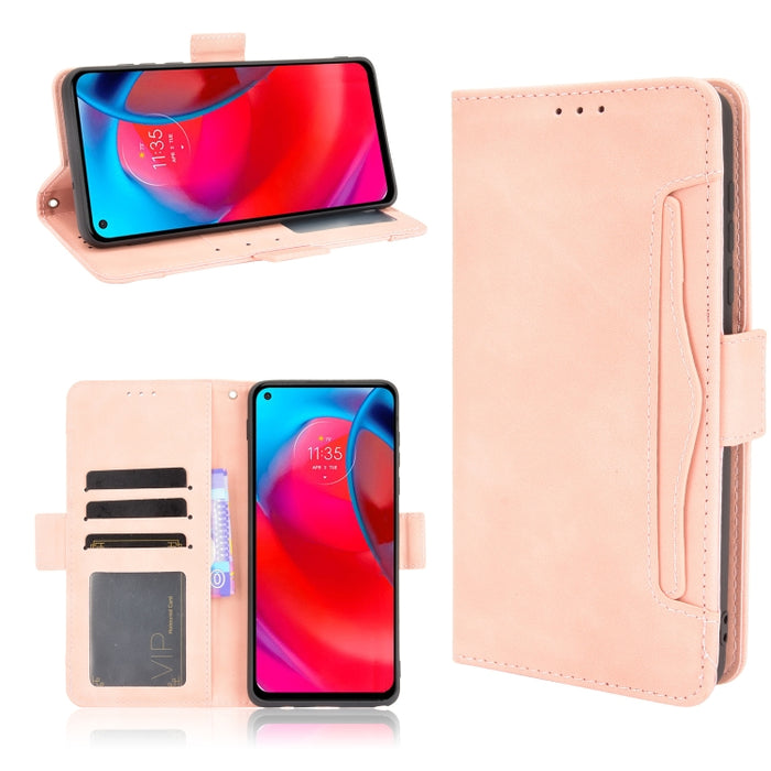 Estuche de cuero con tapa horizontal con patrón de piel de becerro con soporte y ranuras para tarjetas y marco de fotos, For Motorola Moto G Stylus 5G 2021, For OPPO Reno6 5G, For OPPO Reno6 Pro 5G, For OPPO Reno6 Pro+ 5G, For vivo V21e 4G / Y73 2021  ...