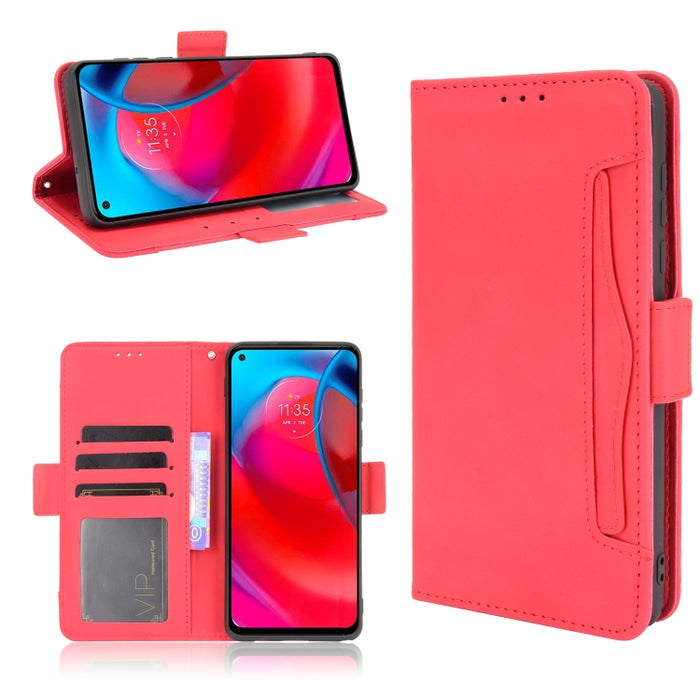 Estuche de cuero con tapa horizontal con patrón de piel de becerro con soporte y ranuras para tarjetas y marco de fotos, For Motorola Moto G Stylus 5G 2021, For OPPO Reno6 5G, For OPPO Reno6 Pro 5G, For OPPO Reno6 Pro+ 5G, For vivo V21e 4G / Y73 2021  ...