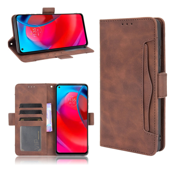 Estuche de cuero con tapa horizontal con patrón de piel de becerro con soporte y ranuras para tarjetas y marco de fotos, For Motorola Moto G Stylus 5G 2021, For OPPO Reno6 5G, For OPPO Reno6 Pro 5G, For OPPO Reno6 Pro+ 5G, For vivo V21e 4G / Y73 2021  ...