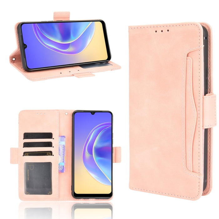 Estuche de cuero con tapa horizontal con patrón de piel de becerro con soporte y ranuras para tarjetas y marco de fotos, For Motorola Moto G Stylus 5G 2021, For OPPO Reno6 5G, For OPPO Reno6 Pro 5G, For OPPO Reno6 Pro+ 5G, For vivo V21e 4G / Y73 2021  ...