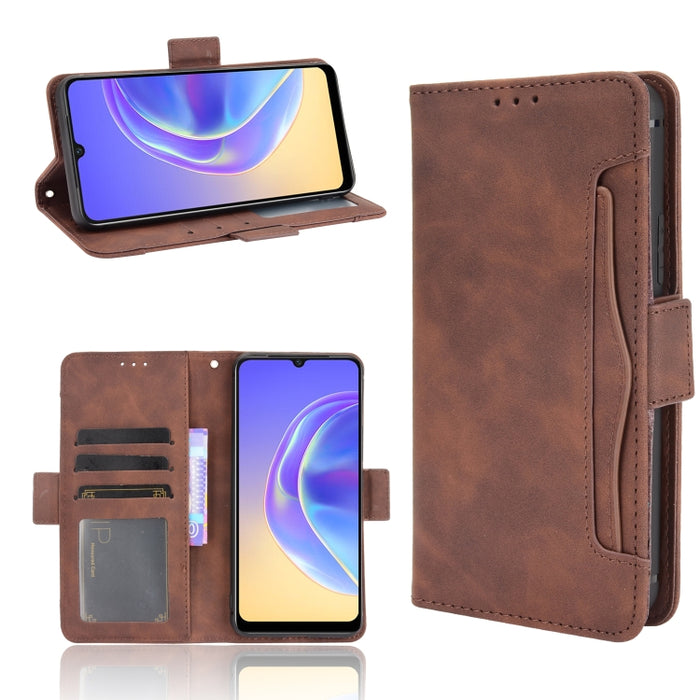 Estuche de cuero con tapa horizontal con patrón de piel de becerro con soporte y ranuras para tarjetas y marco de fotos, For Motorola Moto G Stylus 5G 2021, For OPPO Reno6 5G, For OPPO Reno6 Pro 5G, For OPPO Reno6 Pro+ 5G, For vivo V21e 4G / Y73 2021  ...