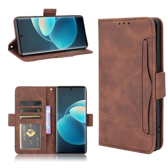 Estuche de cuero con tapa horizontal con patrón de piel de becerro con soporte y ranuras para tarjetas y marco de fotos, For Motorola Moto G Stylus 5G 2021, For OPPO Reno6 5G, For OPPO Reno6 Pro 5G, For OPPO Reno6 Pro+ 5G, For vivo V21e 4G / Y73 2021  ...