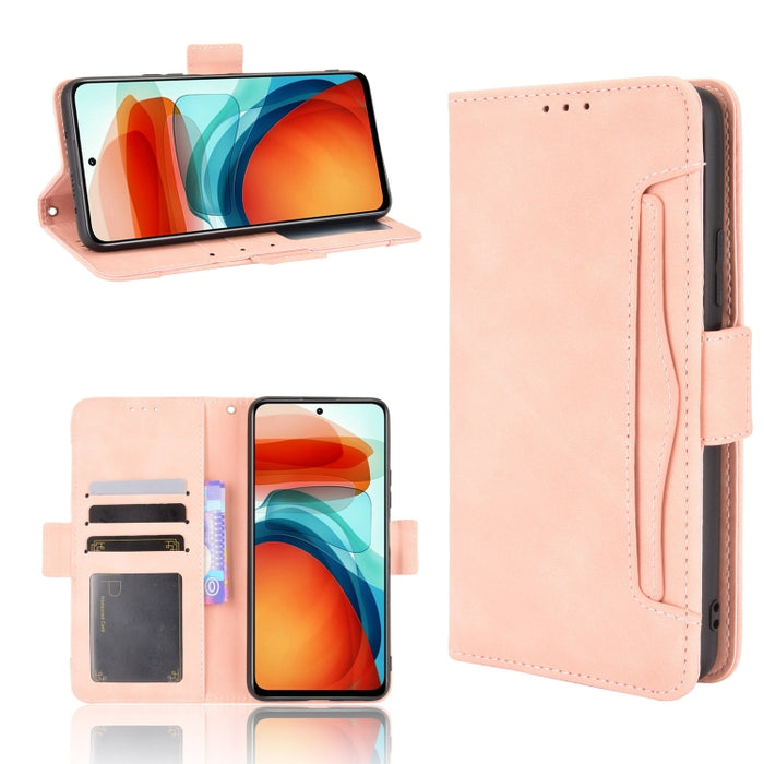 Estuche de cuero con tapa horizontal con patrón de piel de becerro con soporte y ranuras para tarjetas y marco de fotos, For Motorola Moto G Stylus 5G 2021, For OPPO Reno6 5G, For OPPO Reno6 Pro 5G, For OPPO Reno6 Pro+ 5G, For vivo V21e 4G / Y73 2021  ...