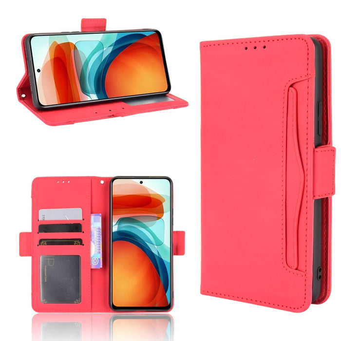 Estuche de cuero con tapa horizontal con patrón de piel de becerro con soporte y ranuras para tarjetas y marco de fotos, For Motorola Moto G Stylus 5G 2021, For OPPO Reno6 5G, For OPPO Reno6 Pro 5G, For OPPO Reno6 Pro+ 5G, For vivo V21e 4G / Y73 2021  ...