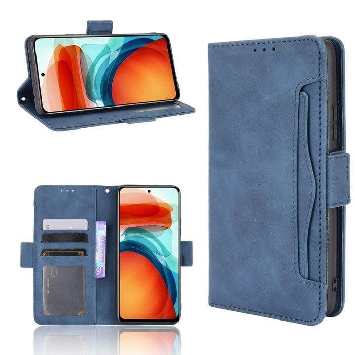 Estuche de cuero con tapa horizontal con patrón de piel de becerro con soporte y ranuras para tarjetas y marco de fotos, For Motorola Moto G Stylus 5G 2021, For OPPO Reno6 5G, For OPPO Reno6 Pro 5G, For OPPO Reno6 Pro+ 5G, For vivo V21e 4G / Y73 2021  ...