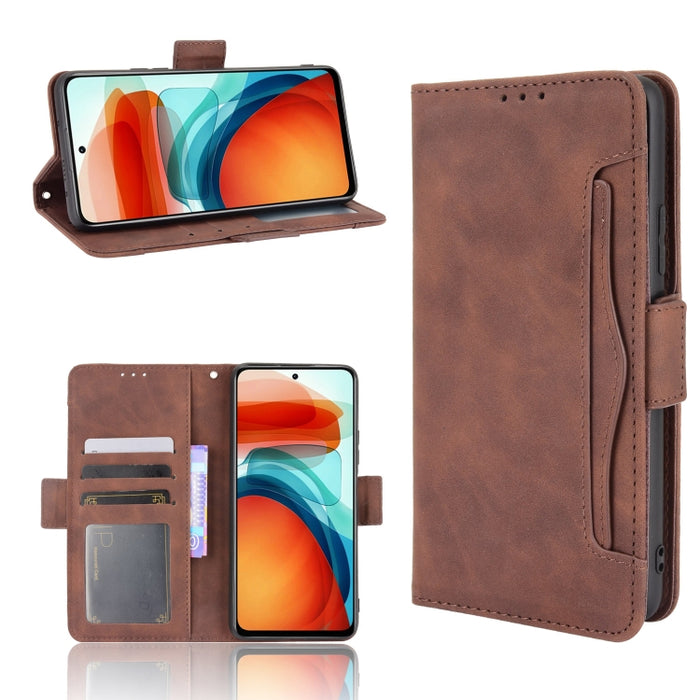 Estuche de cuero con tapa horizontal con patrón de piel de becerro con soporte y ranuras para tarjetas y marco de fotos, For Motorola Moto G Stylus 5G 2021, For OPPO Reno6 5G, For OPPO Reno6 Pro 5G, For OPPO Reno6 Pro+ 5G, For vivo V21e 4G / Y73 2021  ...