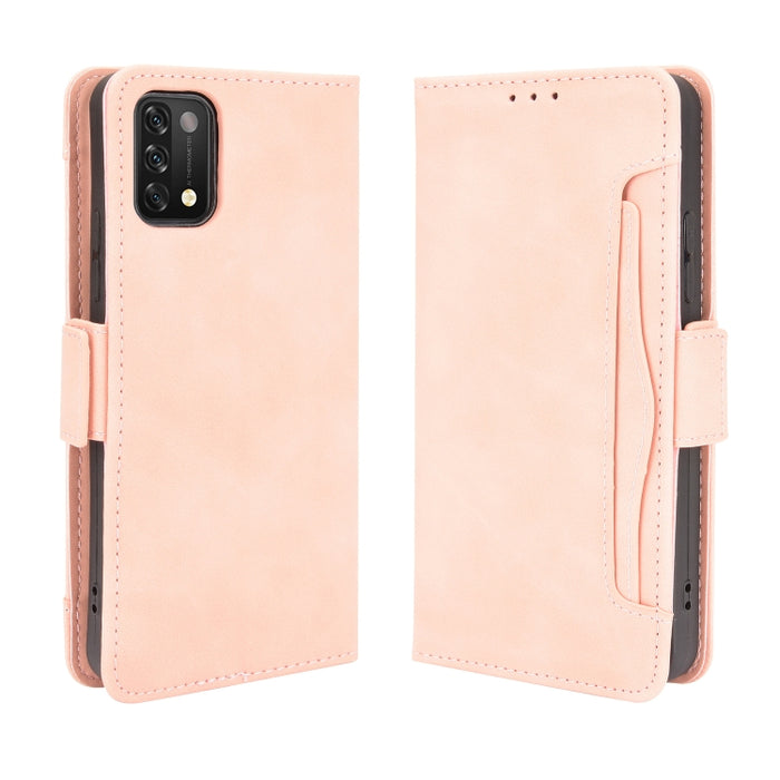 Estuche de cuero con tapa horizontal con patrón de piel de becerro con soporte y ranuras para tarjetas y marco de fotos, For Blackview A90, For Umidigi A11