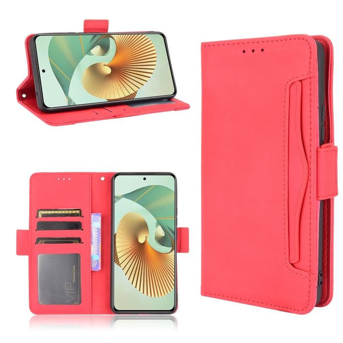 Estuche de cuero con tapa horizontal con patrón de piel de becerro con soporte y ranuras para tarjetas y marco de fotos, For Motorola Moto G Stylus 5G 2021, For OPPO Reno6 5G, For OPPO Reno6 Pro 5G, For OPPO Reno6 Pro+ 5G, For vivo V21e 4G / Y73 2021  ...