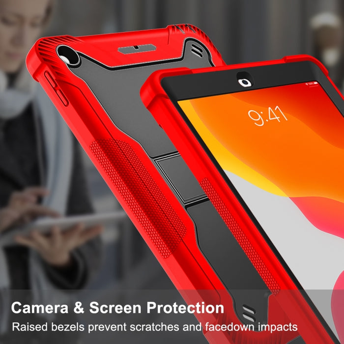 Funda protectora a prueba de golpes de silicona + PC con soporte, For iPad 10.2 2021 / 2020 / 2019, For iPad Pro 11 inch 2020, For iPad mini (2019) / mini 4, For iPad 9.7 inch (2017/2018)
