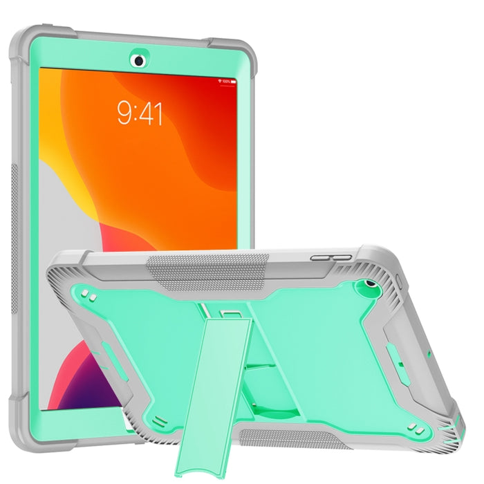 Funda protectora a prueba de golpes de silicona + PC con soporte, For iPad 10.2 2021 / 2020 / 2019, For iPad Pro 11 inch 2020, For iPad mini (2019) / mini 4, For iPad 9.7 inch (2017/2018)