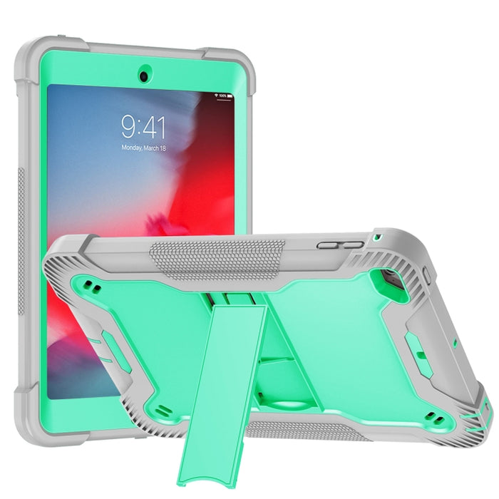 Funda protectora a prueba de golpes de silicona + PC con soporte, For iPad 10.2 2021 / 2020 / 2019, For iPad Pro 11 inch 2020, For iPad mini (2019) / mini 4, For iPad 9.7 inch (2017/2018)