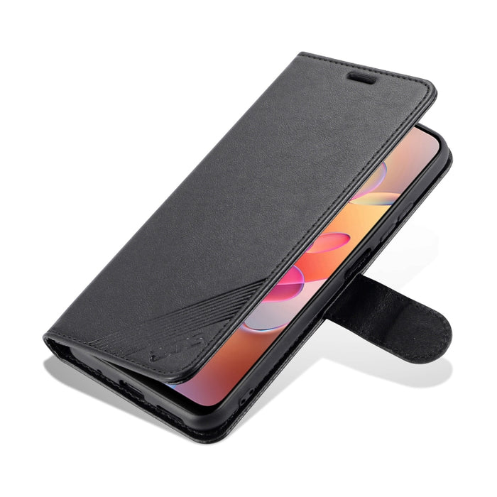 AZNS Estuche de cuero con tapa horizontal con textura de piel de oveja con soporte y ranuras para tarjetas y billetera, For Xiaomi Poco M3 Pro 5G / Redmi Note 10 5G, For Xiaomi Poco X3 GT / Redmi Note 10 Pro 5G