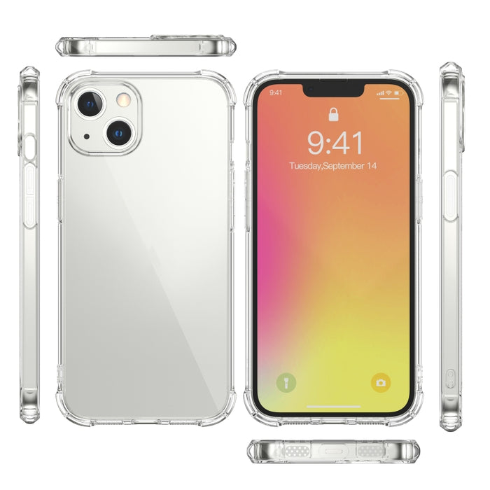 LESUDESIGN Rhino Shield Series TPU Anti-caída Funda protectora transparente para teléfono con diseño de conversión de sonido