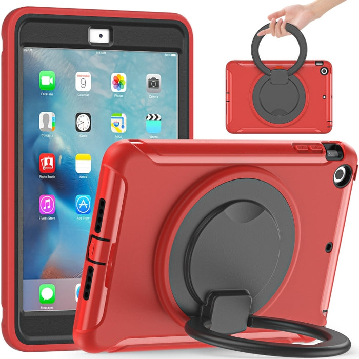 Estuche protector de TPU + PC a prueba de golpes con rotación de 360 grados Mango plegable Soporte de agarre Ranura para bolígrafo