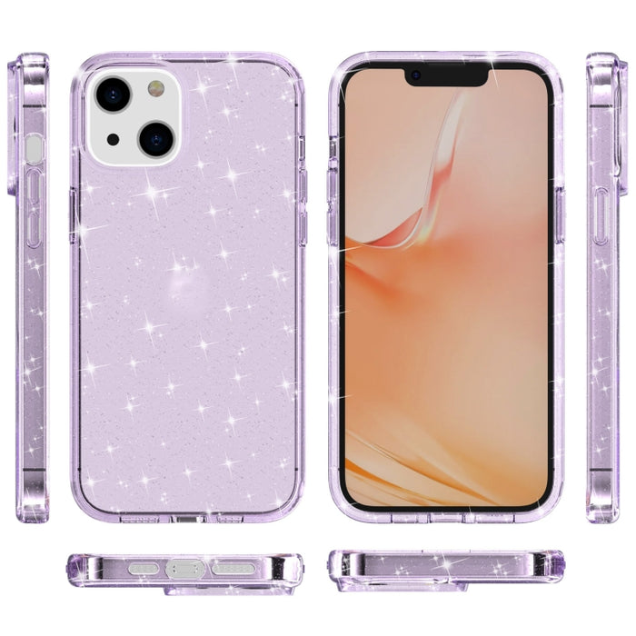 Estuche protector de polvo de purpurina estilo Terminator a prueba de golpes, For iPhone 13, For iPhone 13 Pro, For iPhone 13 Pro Max, For iPhone 13 mini