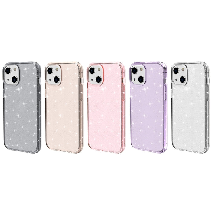 Estuche protector de polvo de purpurina estilo Terminator a prueba de golpes, For iPhone 13, For iPhone 13 Pro, For iPhone 13 Pro Max, For iPhone 13 mini