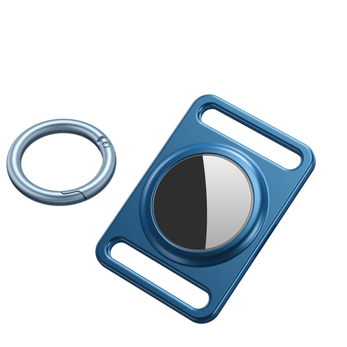 Funda protectora de metal magnético con anillo de llavero intercambiable para AirTag
