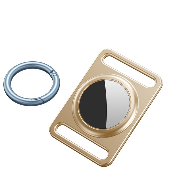 Funda protectora de metal magnético con anillo de llavero intercambiable para AirTag