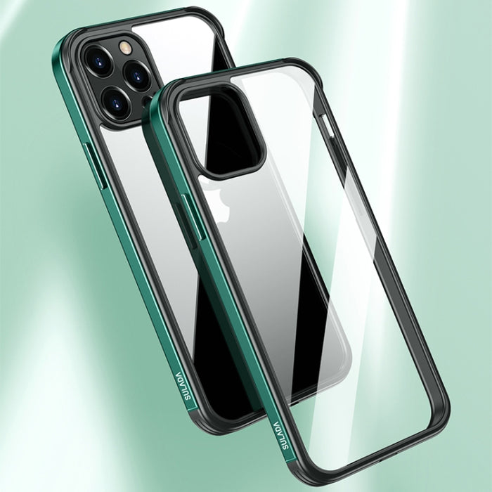 SULADA Marco de metal de aluminio de aviación a prueba de golpes + Nano Glass + Funda protectora de TPU