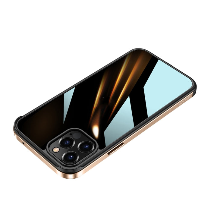 SULADA Marco de metal de aluminio de aviación a prueba de golpes + Nano Glass + Funda protectora de TPU