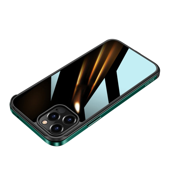 SULADA Marco de metal de aluminio de aviación a prueba de golpes + Nano Glass + Funda protectora de TPU