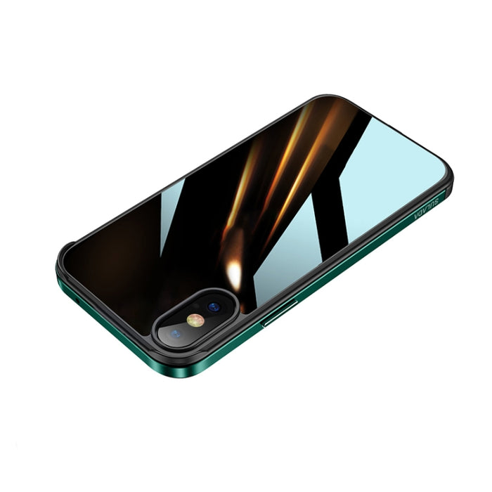 SULADA Marco de metal de aluminio de aviación a prueba de golpes + Nano Glass + Funda protectora de TPU