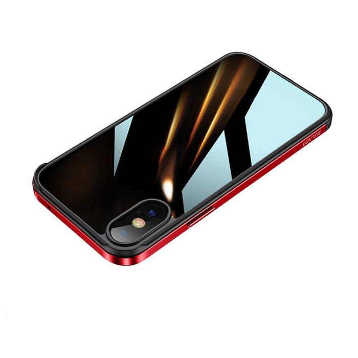 SULADA Marco de metal de aluminio de aviación a prueba de golpes + Nano Glass + Funda protectora de TPU