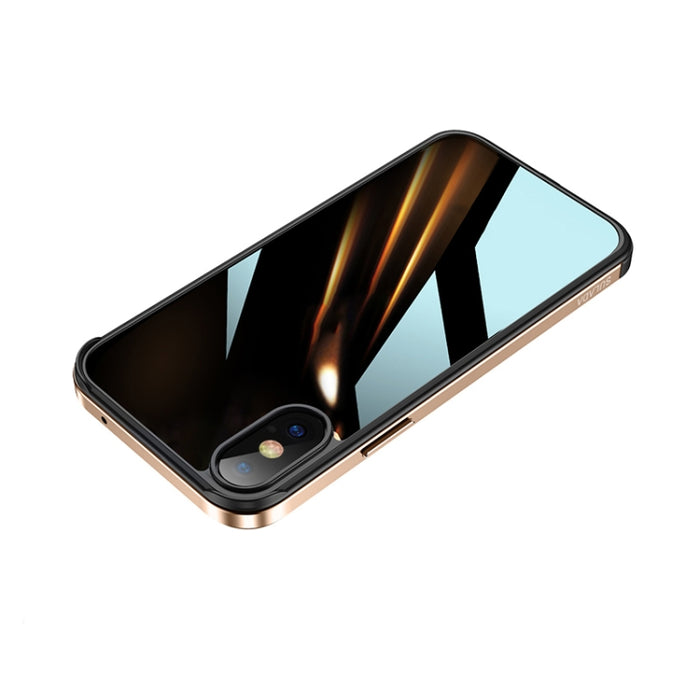 SULADA Marco de metal de aluminio de aviación a prueba de golpes + Nano Glass + Funda protectora de TPU